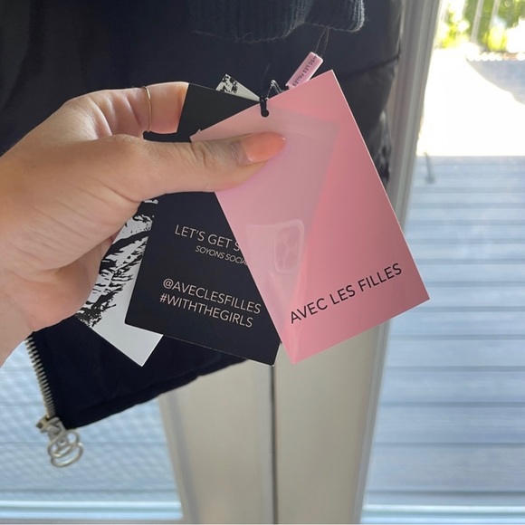 Avec Les Filles faux fur lined puffer coat NWT - Picture 5 of 7